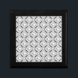 Elegant Glitter Encrusted White Diamonds Pattern Jewelry Box<br><div class="desc">Elegant girly encrusted white diamonds glitter seamless pattern. Few colors available,  but any color can be requested by email.</div>