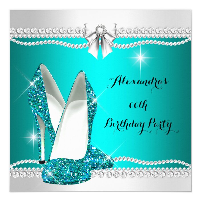 teal stiletto heels