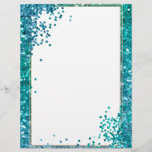 Elegant glitter Letterhead