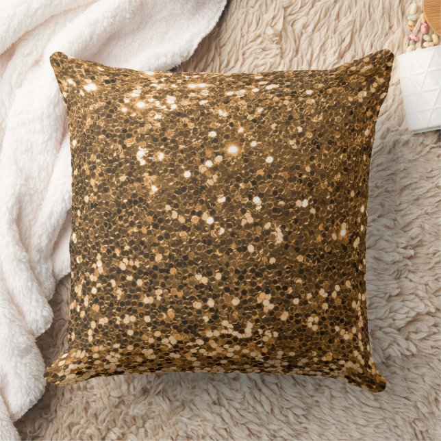 Elegant Glitter Texture design Throw Pillow (Blanket)