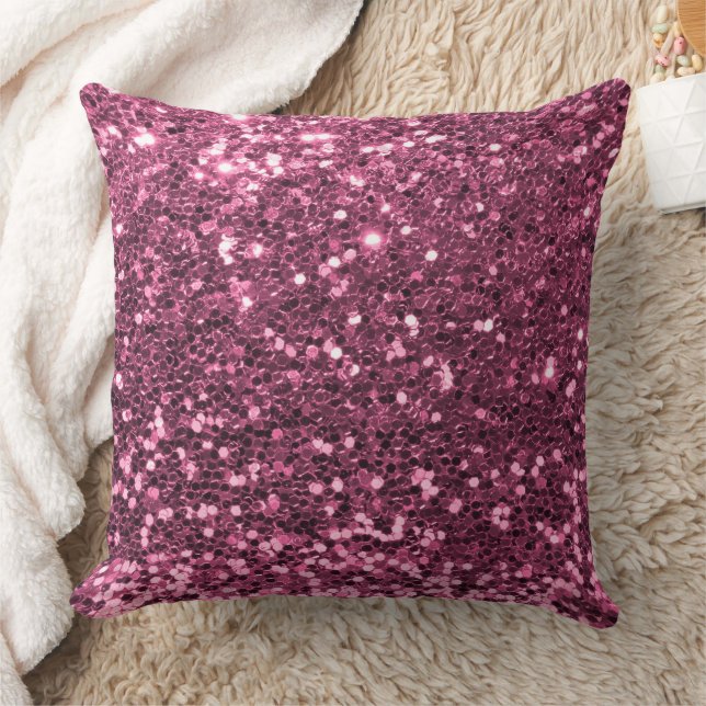 Elegant Glitter Texture design Throw Pillow (Blanket)