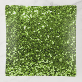 Elegant Glitter Texture design Trinket Tray
