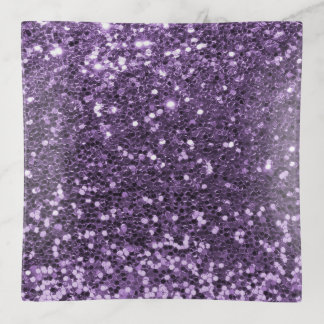 Elegant Glitter Texture design Trinket Tray