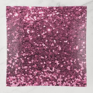 Elegant Glitter Texture design Trinket Tray