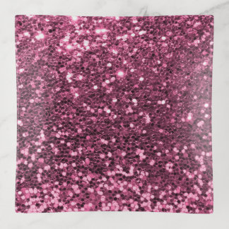 Elegant Glitter Texture design Trinket Tray