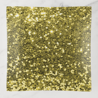 Elegant Glitter Texture design Trinket Tray