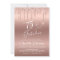 Elegant Glitter Virtual 75th Birthday Party 