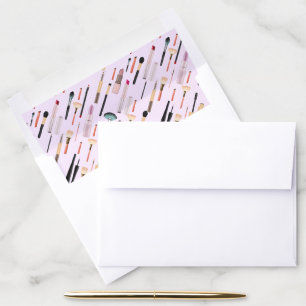 Elegant Glittering Beauty Makeup Tools Envelope Liner