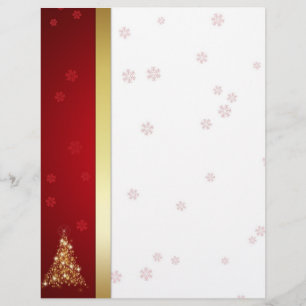 Elegant Glowing Merry Christmas Tree