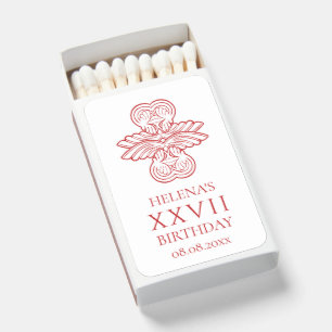 Elegant Goddess party pink Matchboxes