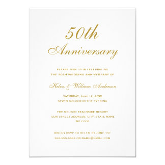 50th Wedding Anniversary Invitations, 3000+ 50th Wedding Anniversary ...