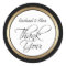 Elegant Gold and Black Custom Thank You