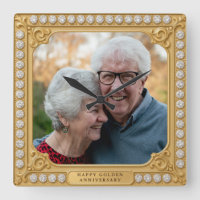 Elegant Gold And Diamonds 50th Anniversary Photo