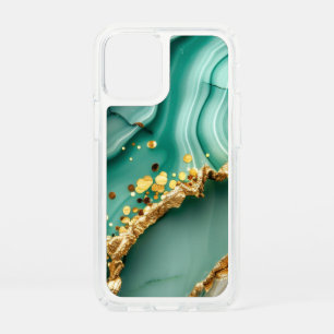 Elegant Gold And Green Marble Speck iPhone 12 Mini Case