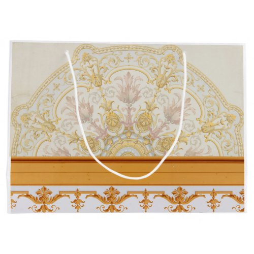 Elegant gold and white gift bag