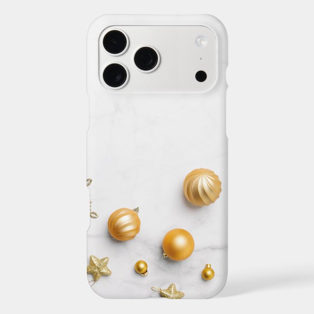  Elegant Gold And White Marble  Case-Mate iPhone Case (Back)