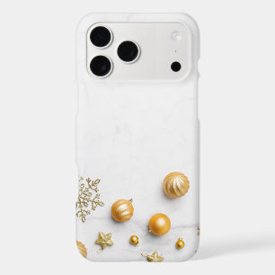 Elegant Gold And White Marble Iphone 18 Pro Max Case