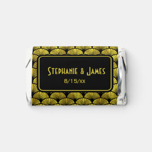 Elegant Gold Art Deco Arches #1 DIY BG Hershey's Miniatures