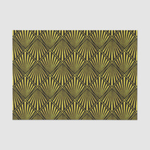 Elegant Gold Art Deco Diamond #1 DIY BG Tissue Paper