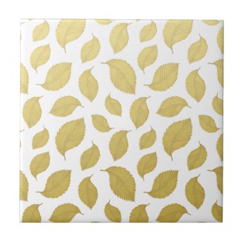 Elegant Gold Autumn Leaves