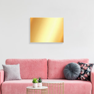 Elegant Gold Background For Your Photo Horizontal Canvas Print