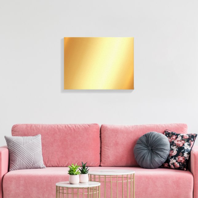 Elegant Gold Background For Your Photo Horizontal Canvas Print (Insitu(LivingRoom))