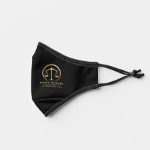 Elegant Gold & Black Lawyer Black