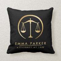 Elegant Gold & Black Lawyer Black