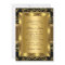 Elegant Gold & Black Swirl Photo 50 Anniversary