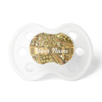 Elegant gold bling pacifier Elegant gold bling pacifier