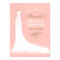 Elegant Gold Blush Gown Bridal Shower Welcome