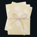 Elegant Gold Bokeh Pattern Wedding Wrapping Paper Sheets<br><div class="desc">Wedding gift-giving in a faux gold bokeh pattern makes an awesome presentation.  Ideal for newlyweds,  bridal showers,  wedding showers,  new homes,  engagement showers,  and more.</div>