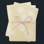 Elegant Gold Bokeh Pattern Wedding Wrapping Paper Sheets<br><div class="desc">Wedding gift-giving in a faux gold bokeh pattern makes an awesome presentation.  Ideal for newlyweds,  bridal showers,  wedding showers,  new homes,  engagement showers,  and more.</div>
