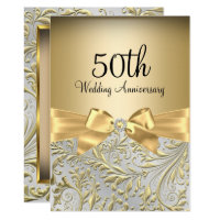  50th  Anniversary  Invitations  Announcements Zazzle