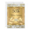 Elegant Gold Bow Floral Swirl 50th Anniversary sq