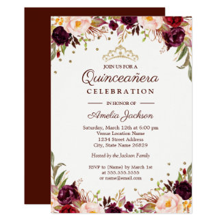 Quinceañera Invitations Zazzle Quinceañera Invitations Zazzle