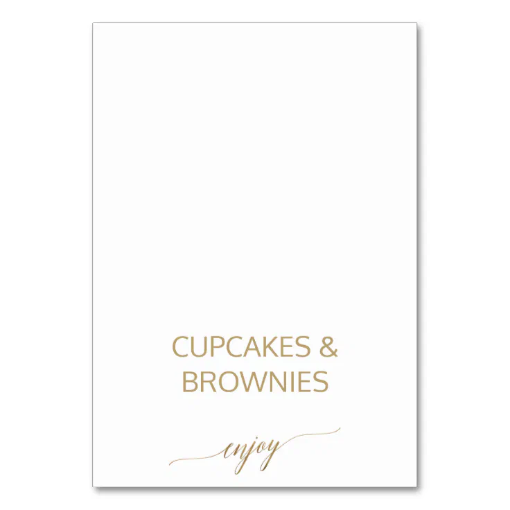 Food labels for buffet table