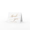 Elegant Gold Calligraphy Thank You Card