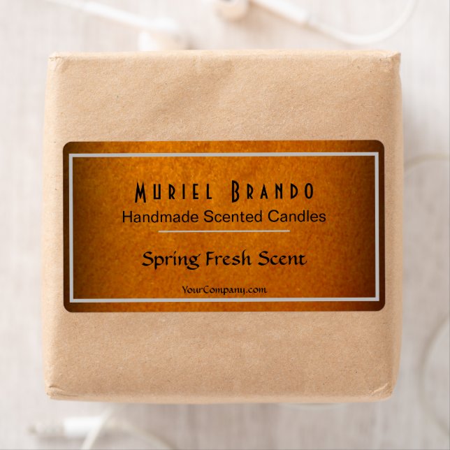 Elegant Gold Candle Company V4 Candle Jar Label (Insitu)