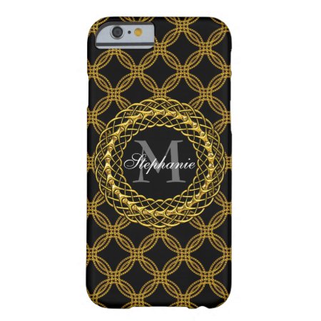 Elegant Gold Chains Personalized Barely There Iphone 6 Case