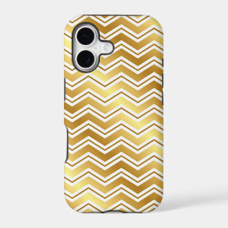 Elegant Gold Chevron Zig Zag iPhone Case