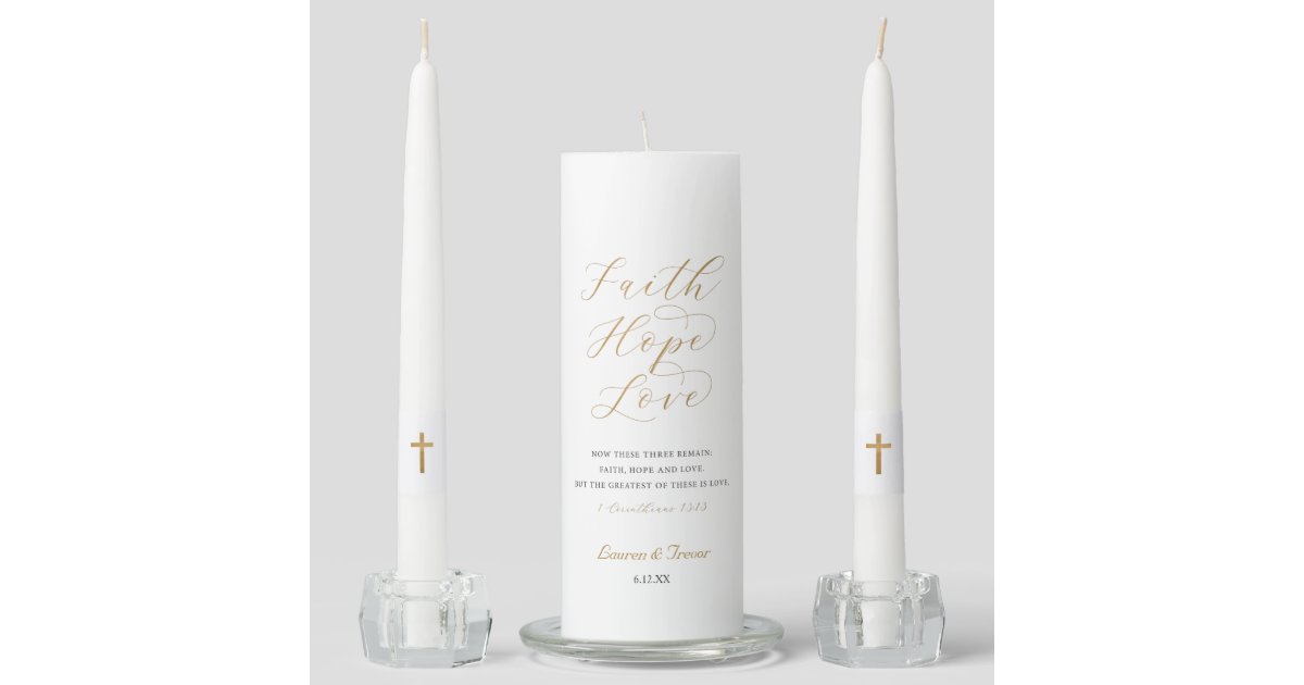 Blue Unity Candles Unity Candle Set Wedding Unity Candles