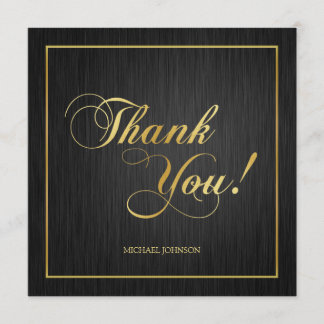 Elegant "Gold" Class of 2013 Graduation Thank You Card