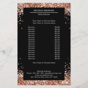Elegant Gold Copper both sides Flyer