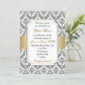Elegant Gold Corporate party Invitation (Standing Front)