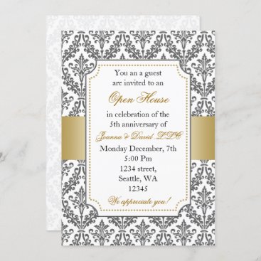 Elegant Gold Corporate party Invitation