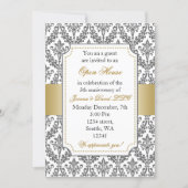 Elegant Gold Corporate party Invitation (Front)
