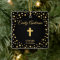 Elegant Gold Cross Baptism Christening Communion