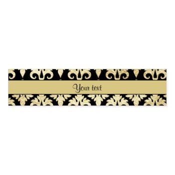 Elegant Gold Damask Napkin Bands by kye_designs at Zazzle