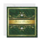 Elegant Gold Dark Green Silk/Satin Invitation Temp